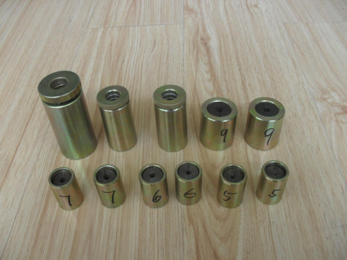 YJM barrel and wedge anchorage for spiral ribbed PC wire, alloy steel post tension anchor for 4mm-9mm prestressed wire